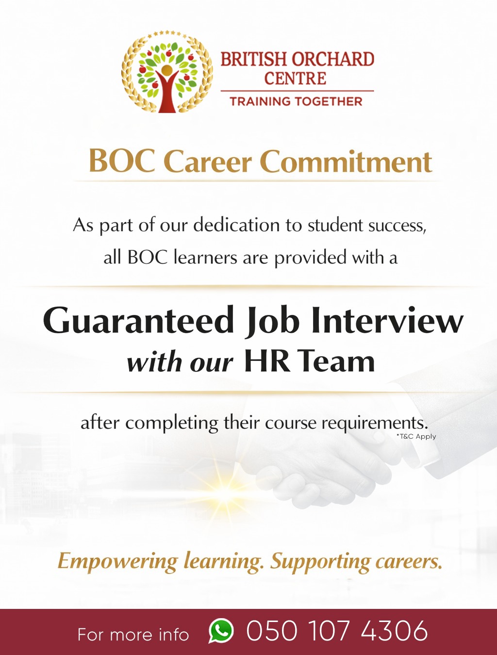 BOC Career Commitment